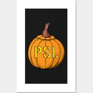 pumpkin spice latte Posters and Art